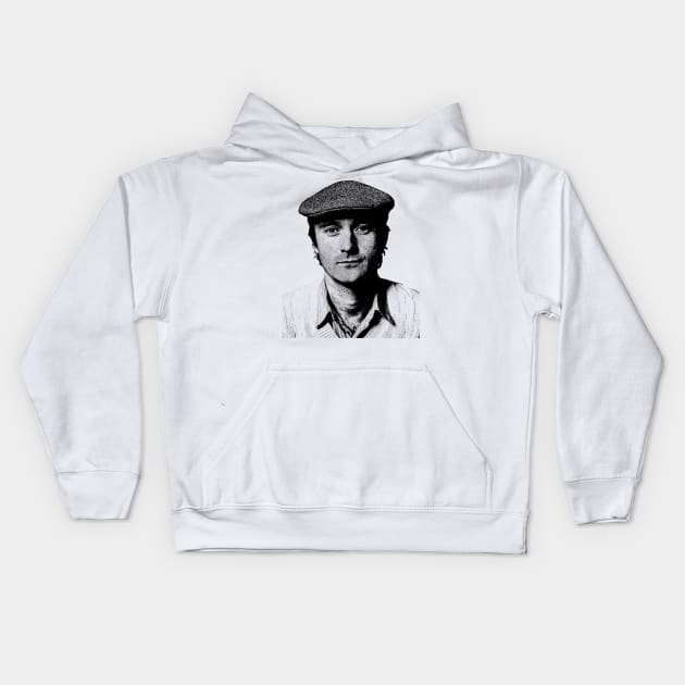 Young Phil Collins Kids Hoodie by idontwannawait